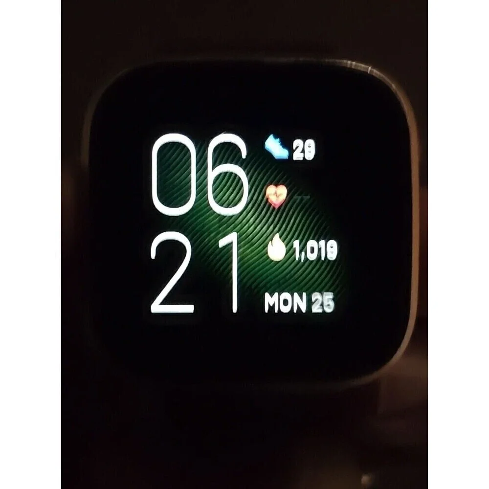 Fitbit Versa 2 Smartwatch Gray 40mm Alexa WR50M Always On Display No Charger